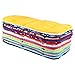 Reversible Pushchair Liner / pram INSERT & matching strap harness covers Universa setl (yellow / cream)