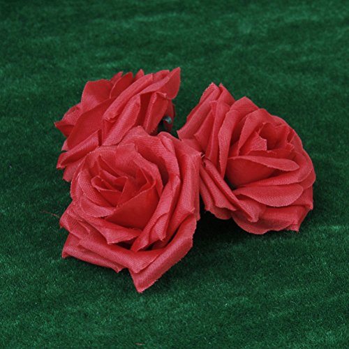 Winomo Rote Köpfe für künstliche Rose Knospen Blumen 20ST - 7