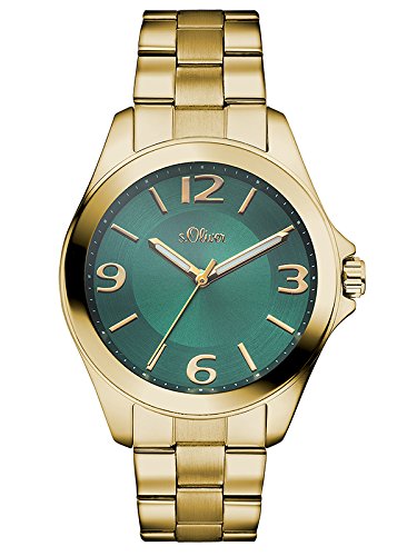 s.Oliver Damen-Armbanduhr Analog Quarz Edelstahl SO-3057-MQ s.Oliver Damen-Armbanduhr Analog Quarz Edelstahl SO-3057-MQ