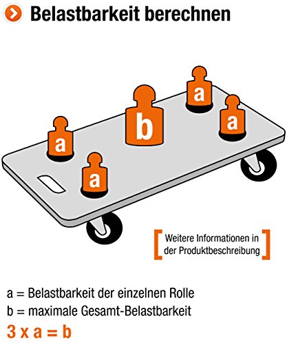 Meister Doppelrollen Ø 40 mm, weich, mit Platte, 4 Stück, 804300 - 4