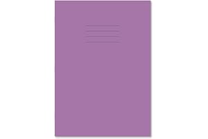 Hamelin A4 8 mm Ruled and Margin 64 Pages Exercise Book - Purple (Pack of 50)