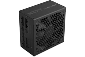 NZXT C1000 Gold Core - 1000W ATX 3.1 Power Supply - 80 PLUS Gold - Cybenetics Platinum - Fully Modular - PCIe 5.1 600W 12V-2x6 - Zero RPM Fan - 105°C Capacitors - Black