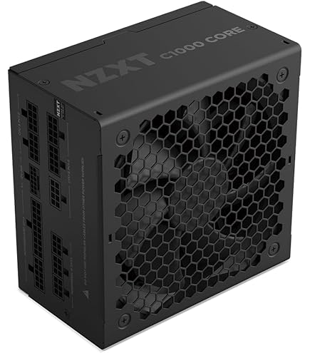 NZXT C1000 Gold ATX 3.1 - Fully Modular Low-Noise PC Gaming Power