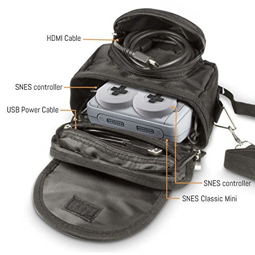 Bolsa SNES MINI Orzly Bolsa de Viaje para la Super Nintendo Classic Mini Edition Nuevo Modelo 2017 Versi n Mini Super NES Perfecto para Consola Cable 2 Mandos Incluye Correa Asa NEGRO reviews Bolsa SNES MINI Orzly Bolsa de Viaje para la Super Nintendo Classic Mini Edition Nuevo Modelo 2017 Versi n Mini Super NES Perfecto para Consola Cable 2 Mandos Incluye Correa Asa NEGRO