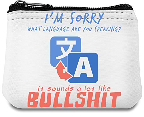 Preisvergleich Produktbild What language are you speaking Neopren Geldbeutel