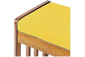 KicKiq Garden Bench Cushion Pads 100cm120cm 140cm 160cm 2/3 Seater Bench Seat Cushion Pad Mat for Patio Swing Chair Indoor Outdoor (Yellow,140 * 35cm)