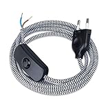 Abstand Stecker - Schalter: 120 cm | Schalter - Ende 80 cm