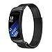 Produktbild samLIKE Milanese magnetische Schleife Edelstahl Band für Samsung Gear Fit 2 SM-R360 (Schwarz)