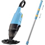 Oxseryn Aspirapolvere per piscina portatile, con durata di funzionamento fino a 60 minuti, ideale per piscine fuori terra, te