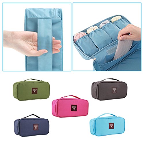 Tragbare Reisen aufbewahrungstasche Kosmetikum Tasche Sport 5-Farbe – Blau - 6