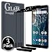 Produktbild Ferilinso Panzerglas Schutzfolie für Xiaomi Mi A2, [3 Stück] [Full Coverage] [Full Adhesive Glue] [Selbstabsorption] Case Friendly Blasenfrei gehärtetes Glas mit lebenslanger Ersatzgarantie (Schwarz)