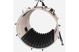 UA ACOUSTICS Almohadilla de control de sonido para bombo | Solución de amortiguación de tambor | Almohadilla amortiguadora de amortiguador | 50 x 60 x 5 cm | Alternativa a la almohada de bombo | Espuma acústica