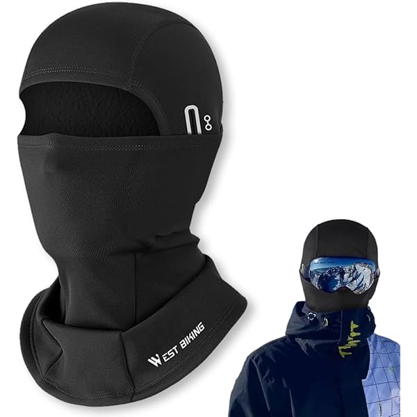 Passamontagna Con 2 Fori - 2 Pezzi UV Protettivo Per Sci Moto | Balaclava Leggera