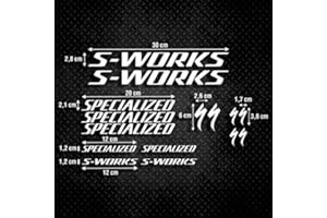 GS1 HONDURAS Kit X15 Pegatinas s Works Bicicleta MTB btt Enduro Sticker Blanco