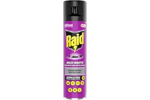 Raid Spray Multinsetto, Insetticida Spray, 1 Confezione da 400 ml