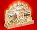 Produktbild Sikora LB86 beleuchteter 3D LED Holz Schwibbogen WEIHNACHTSDORF inklusive Trafo