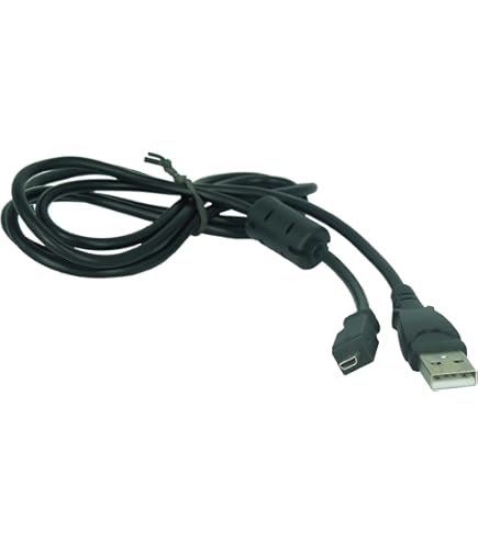 HQRP Cavo USB Per Kodak EASYSHARE Z612, Z650, Z700, Z981, Z1085 IS, Z1275 Fotocamera Digitale