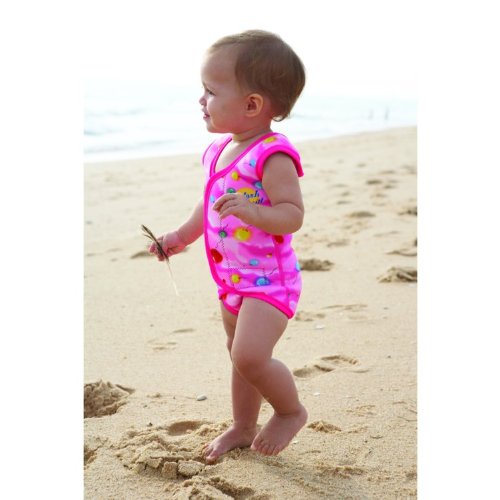 Splash About neoprene Baby Wrap (swimwear), Pink Balloon Print, Large, 18-30 mths