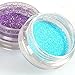 Prochive 45 Mix Colours Glitter Pots Nail Art Makeup Decoration Extra Fine Dust Powder Tip Set (45 PCS)