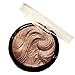 Technic Get Gorgeous Bronze Highlighting Powder 12g + LyDia® Large Rose-Gold Fan Cheek/Blending/Contour/Highlighter/Bronzer/Dust Makeup Brush