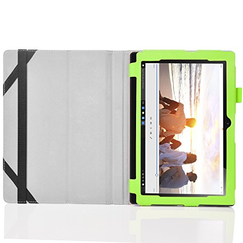 Acer Iconia Talk S (A1-734) 17,78 cm (7 Zoll) hülle, IVSO hochwertiges PU Leder Etui hülle Tasche Case – mit Standfunktion, super 360° Anti-Wrestling, ist für Acer Iconia Talk S (A1-734) 17,78 cm (7 Zoll) Tablet-PC perfekt geeignet (Für Acer Iconia Talk S (A1-734), Grün) - 3