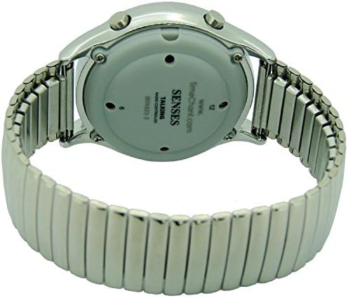 ATOMIC SOLAR TALKING WATCH! SENSES Sets Itself Solar Power Stylist Talking Men Watch (TC-SRTKS22-3)