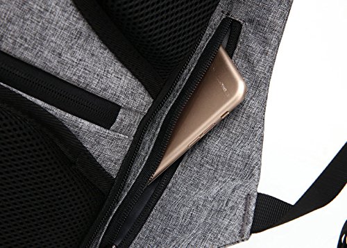 8001  15 6inch Computer Bag Casual Unisex Waterproof Oxford School Backpack Women  Men School Backpack Rucksack  black 