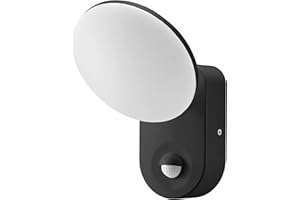 ADVITI RIOLIT LED 15W oprawa ogrodowa z czujnikiem ruchu 1100lm IP65 4000K czarna