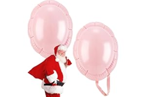 YYHCC 2 Stück,Aufblasbarer Bauch,Weihnachtsmann Bauch, Schwangerschaftsbauch, Karneval, Mottoparty, Weihnachten, Halloween, Frauen Gefälschter Bauch für Zubehör