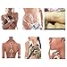 Teenitor 12 Sheets Metallic Temporary Tattoos Waterproof Flash Tattoos Metallic Henna Tattoos - 230+ Designs Temp Tattoos Sticker for Women & Girls - Arrows Feathers Bracelets Wrist & Arm Bands(Gold Silver Black)