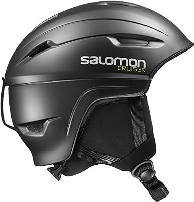 Salomon, L39035100, Casque de Ski et Snowboard Polyvalent Unisexe, Intérieur en Mousse EPS 4D, Taille S, Circonférence 53-56 cm, CRUISER 4D, Noi