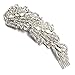 Price comparison product image Bride Boutique Bridal Wedding Vintage Art Deco Angel Wing Silver Hairpiece Hair Comb Vine