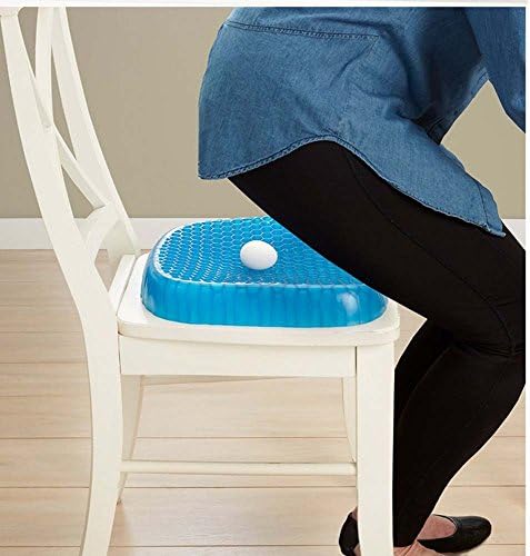 SAITUTE Egg Sitter Office Pain Relief Painful Cushion Hive Structure Gel Summer Cool Breathable High Ejection