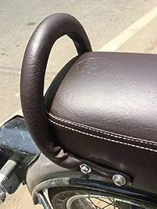 Gear Up Cushioned Back Rest for Royal Enfield Classic 350, Brown