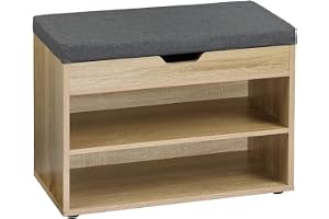 Kesper Skoskåp med sittkudde, material: Fiberskiva, mått: B 60 x H 45 cm x L30 cm, färg: brun 15924 13