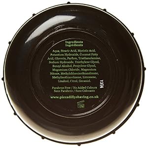Piccadilly Shaving Co 180 g Lime Shaving Cream Bowl - Image 2