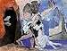 Produktbild JH Lacrocon Minotaur Mit Totem Mare Vor Einer Höhle 1936 von Pablo Picasso - 120X90 cm Abstrakt Leinwand Gemälde Handgemalt Reproduktionen Gerollte Wandkunst für Wohnzimmer