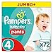 Produktbild Pampers Baby-Dry Pants Größe 4 (Maxi) 8-15 kg, 1er Pack (1 x 72 Windeln)