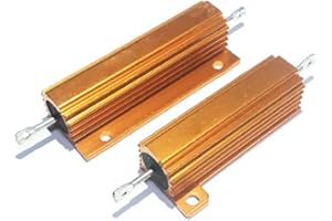 CIZIHUU Résistance à la coque en métal d'alimentation en aluminium Résistance,50W-18 Ohm