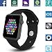 Produktbild Banaus® BS19 Newest MTK2502 Smart Watch with Bluetooth 4.0 Support SIM Watch Phone for Android Samsung Galaxy S3/S4/S5/Note2/Note3/Note4 HTC Sony LG Xiaomi Huawei ZUK and iPhone 5/5C/5S/6/6S Black