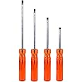 PERFECT TECH 4 Pcs Screwdriver Tools Kit Set | 2 in-1 Reversible Magnetic & Hardened | Spanner Screwdriver Bit Small Machin | Bosch Electric Screwdriver (Red, 4 Inch, 6 Inch, 8 Inch, 10 Inch)