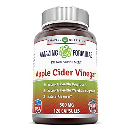 Preisvergleich Produktbild Amazing Formulas Apple Cider Vinegar 500mg 120 Capsules