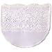 Chemisettes by Anne Women's Cami Insert White Soft Poly w/Wide Lace Overlay Sz C