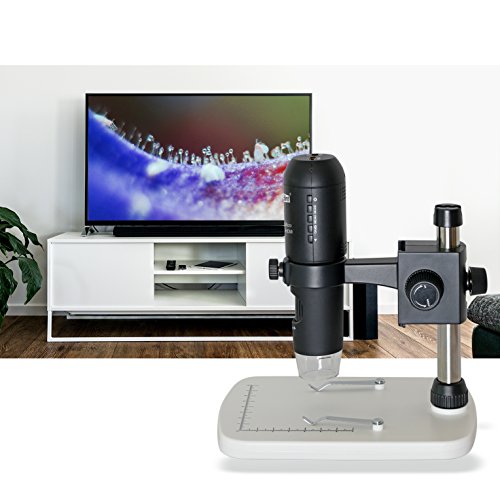 DNT DigiMicro Profesional hdmi 3 MP USB Microscopio con 230 x Zoom Negro - DNT