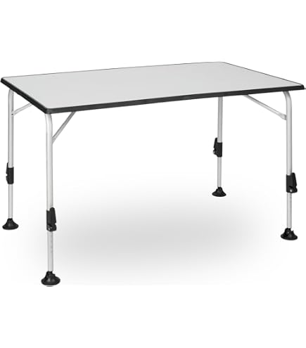 Bo-Camp - Campingtisch - Hhenverstellbar - 100x70 cm : Amazon.de: Garten
