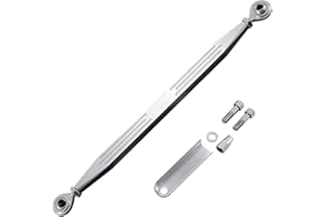 KATUR Motorrad Schädel Streifen Silber CNC Schaltgestänge Schalthebel für Harley Davidson Softail Road King Electra Glide 1980-2017