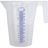 PRESSOL 7062 Messbecher transparent Polypropylen Inhalt 1,0 Liter