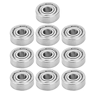 Miniature Bearing, High Speed Bearings Compact Size Stainless Steel 440 Material Convenient to Use for Small Motors