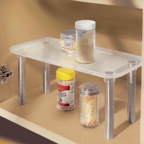 BlissHome, Interdesign, Linus, Rectangular Shelf, Clear
