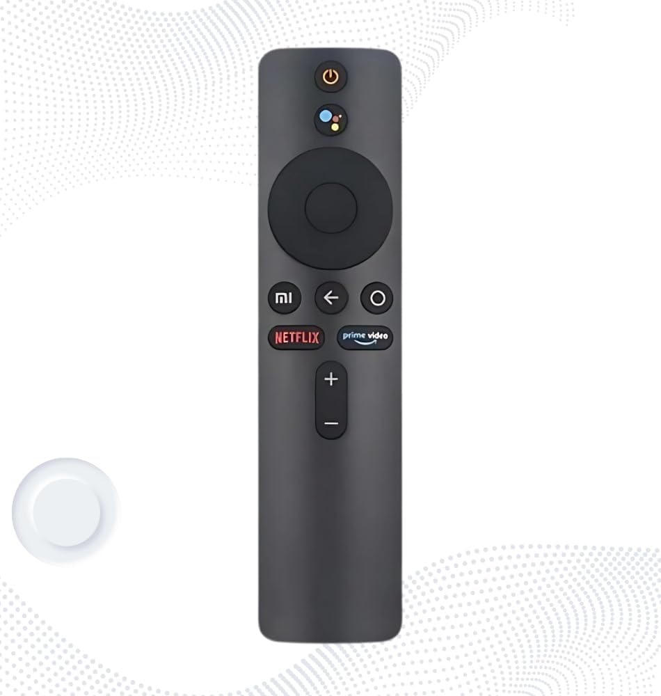 Polotech Mi TV Stick/MI Box 4S 4K, Mi TV Stick için Bluetooth ve sesli kumandalı yedek uzaktan kumanda W9604S
